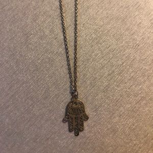 Silver Fatima’s Hand Necklace